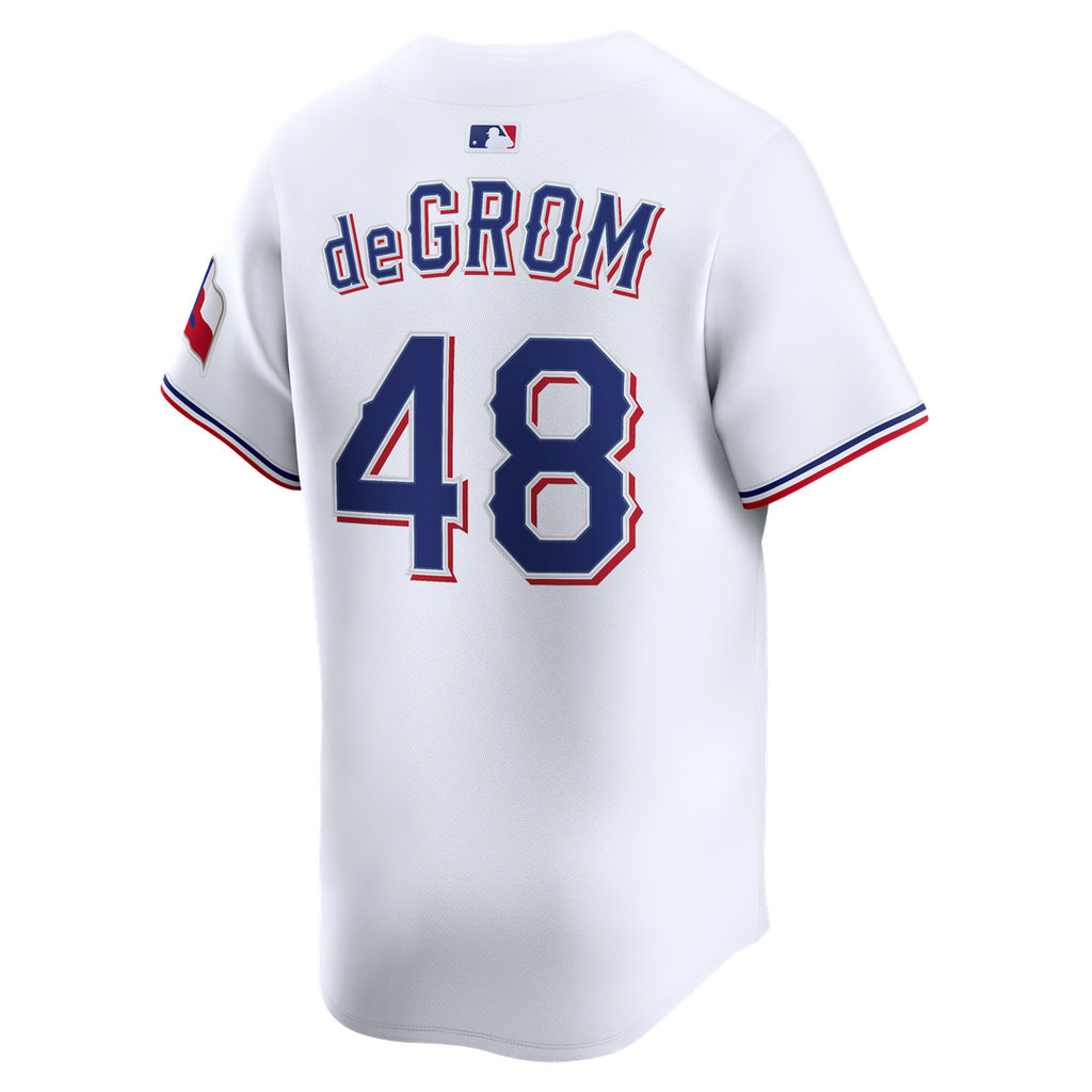 Texas Rangers Jacob deGrom Home Limited Jersey - White