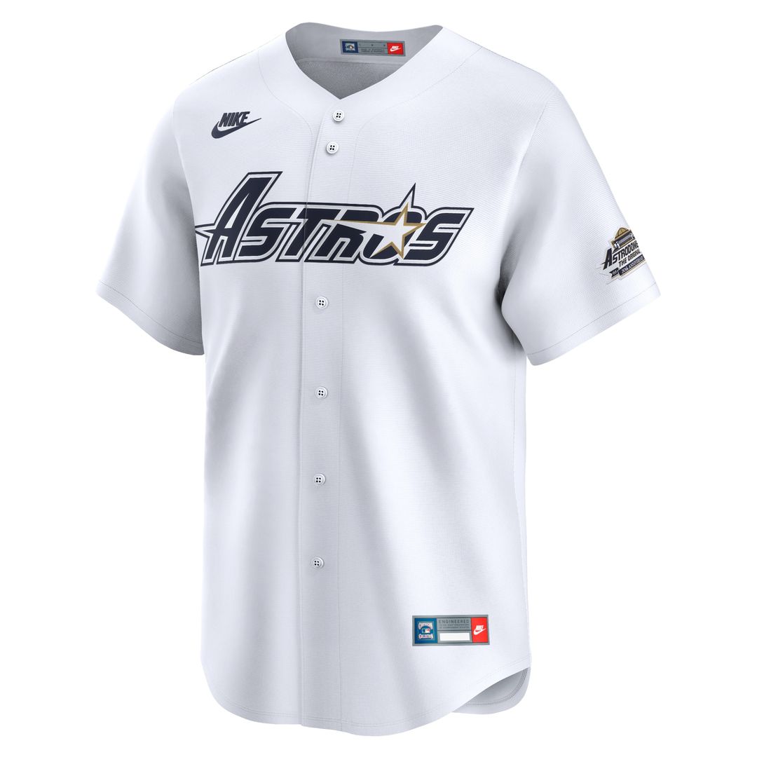 Houston Astros Craig Biggio Throwback Cooperstown Limited Jersey - White