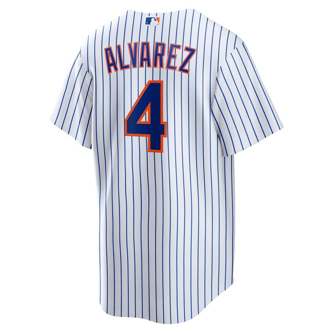 New York Mets Francisco Alvarez Replica Jersey - White