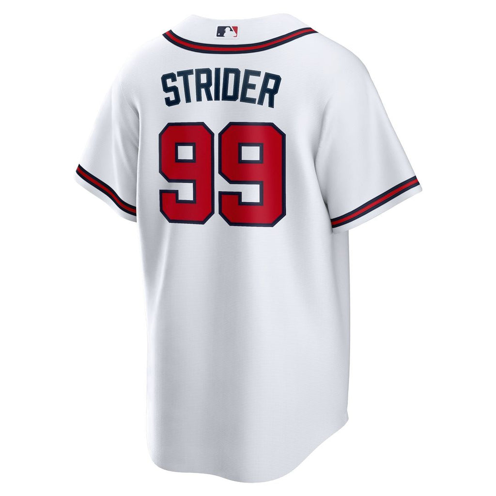 Atlanta Braves Spencer Strider Replica Jersey - White