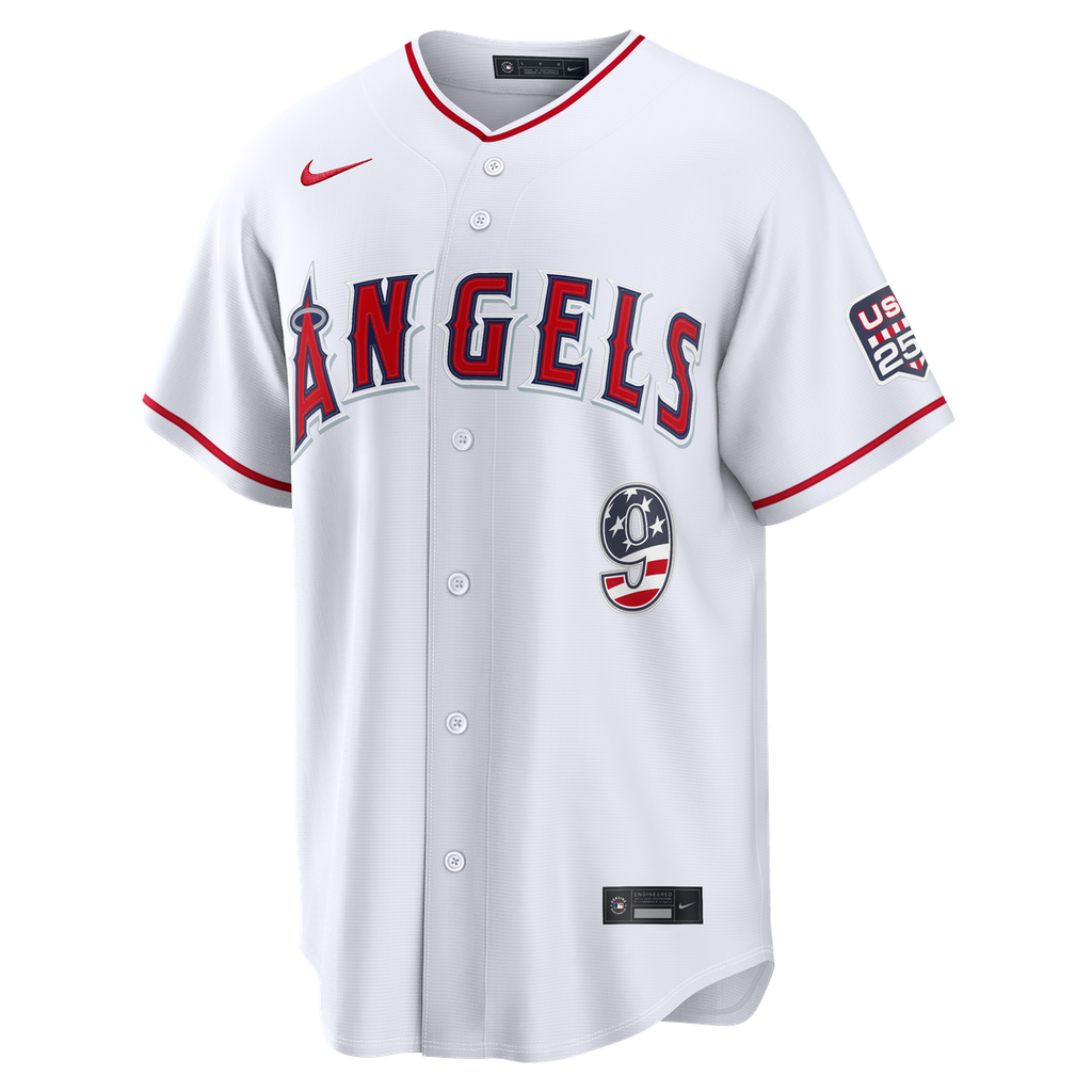 Los Angeles Angels Zach Neto USA 250 Fourth of July Stadium Jersey - White