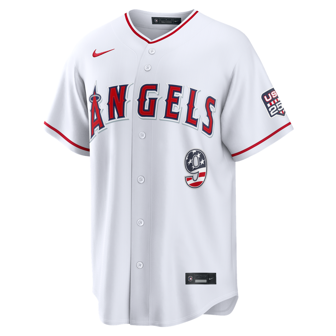Los Angeles Angels Zach Neto USA 250 Fourth of July Stadium Jersey - White