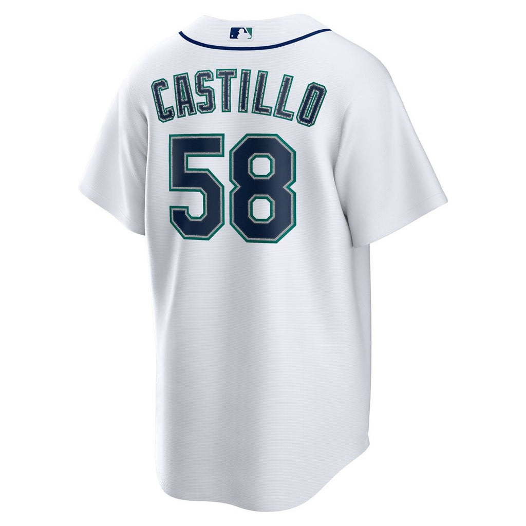 Seattle Mariners Luis Castillo Home Replica Jersey - White