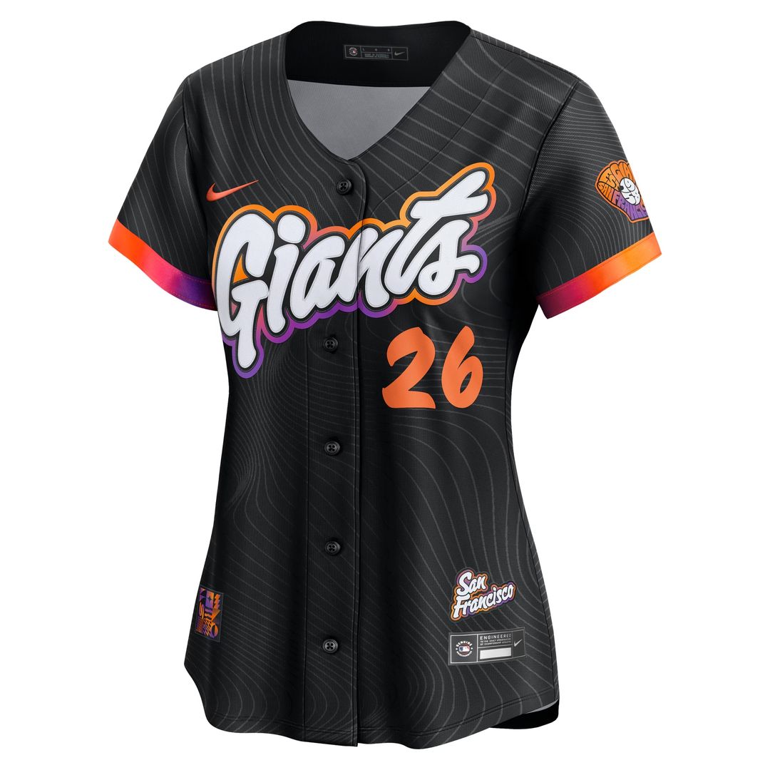 San Francisco Giants Matt Chapman Women's 2025 City Connect Limited Jersey - Anthracite