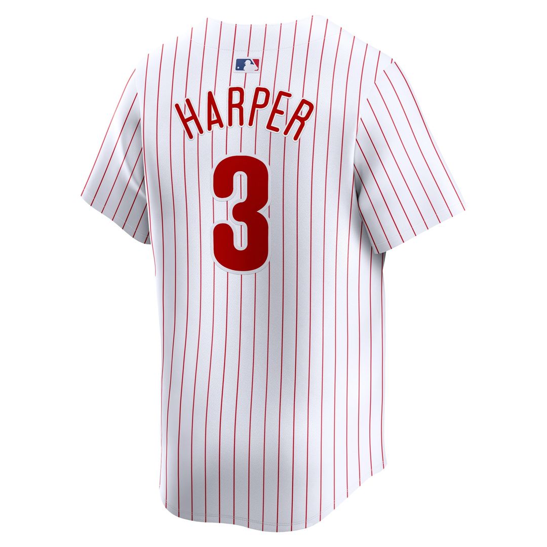 Philadelphia Phillies Bryce Harper Home Limited Jersey - White