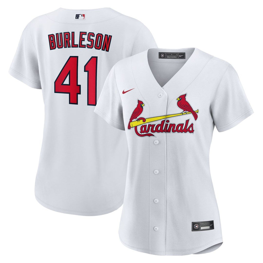 St. Louis Cardinals Alec Burleson Women's Home Replica Jersey - White