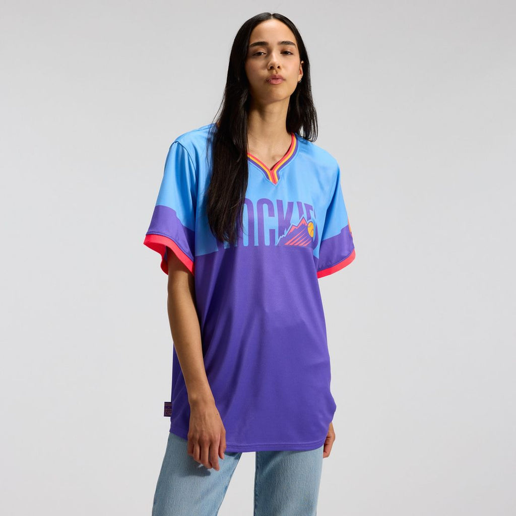Colorado Rockies Women's 2025 City Connect Limited Jersey - Purple/Light Blue
