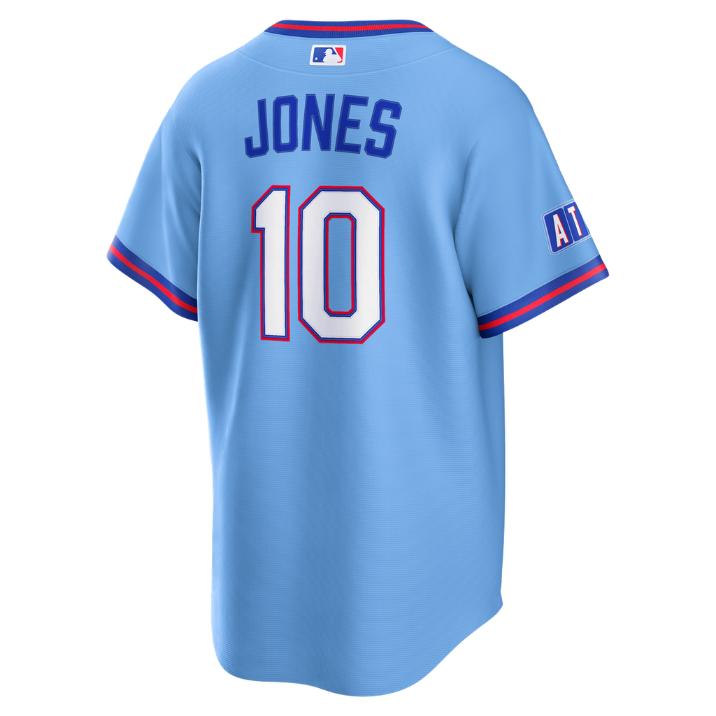 Atlanta Braves Chipper Jones 2026 City Connect Stadium Jersey - Powder Blue