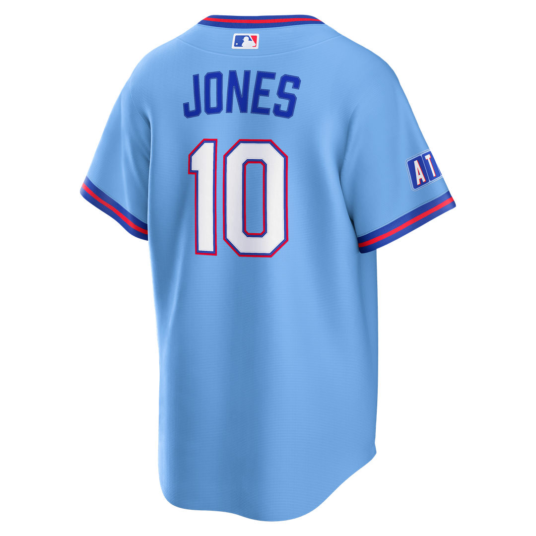 Atlanta Braves Chipper Jones 2026 City Connect Stadium Jersey - Powder Blue