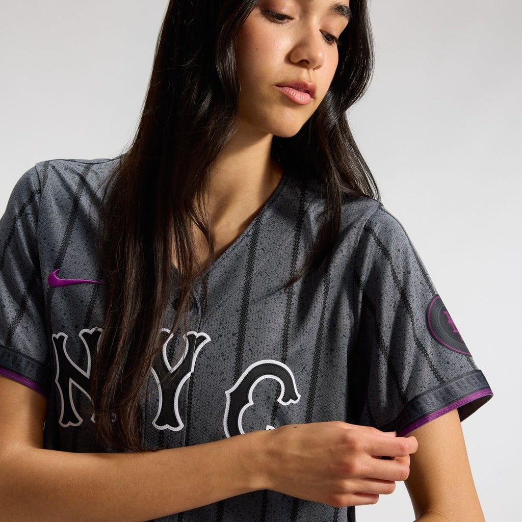 New York Mets Women's City Connect Limited Jersey - Gray