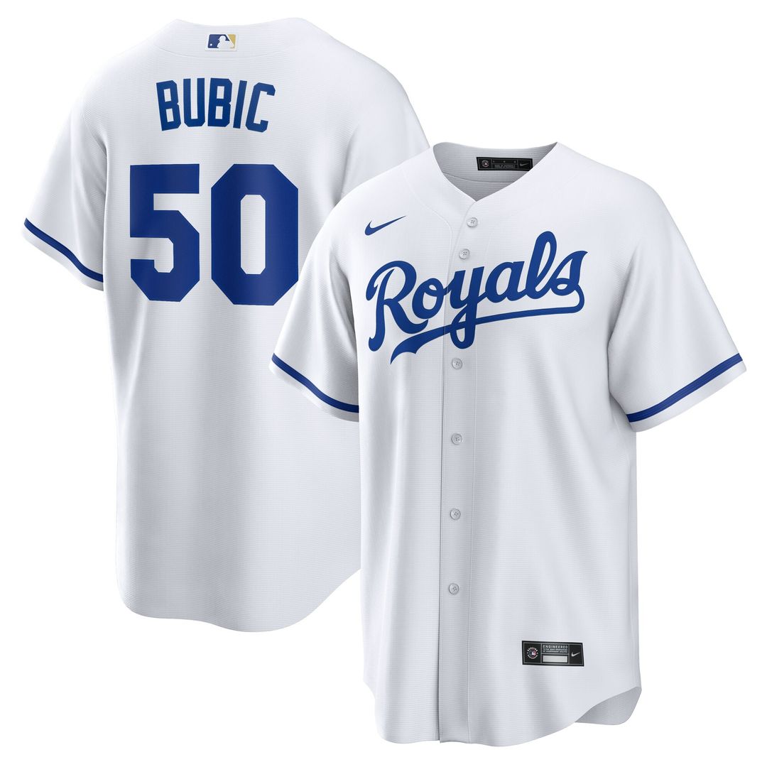 Kansas City Royals Kris Bubic Home Replica Jersey - White