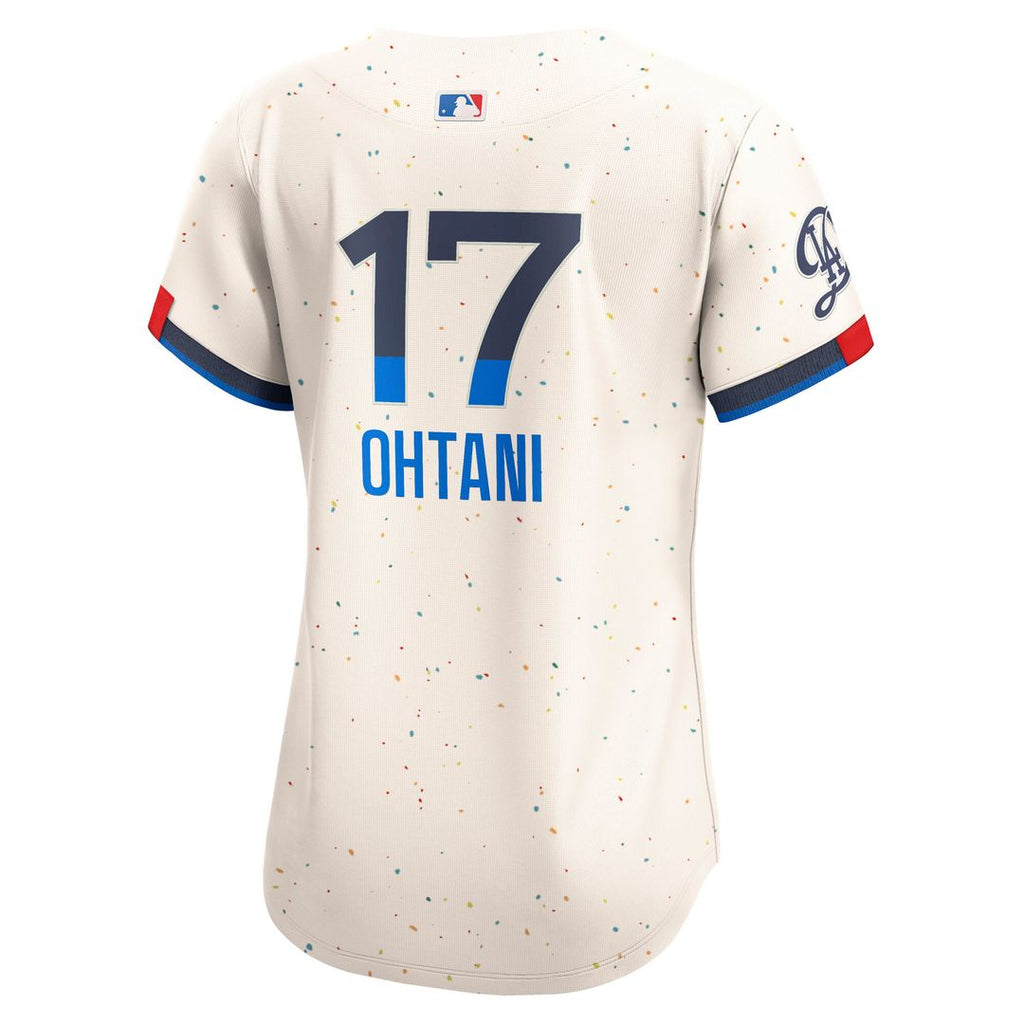 Los Angeles Dodgers Shohei Ohtani Women's City Connect Limited Jersey - Cream