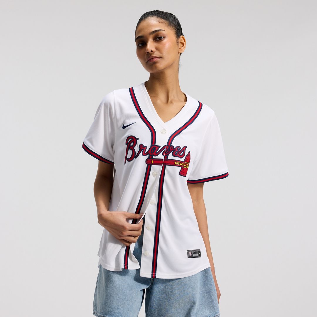 Atlanta Braves Women's Home Limited Jersey - White