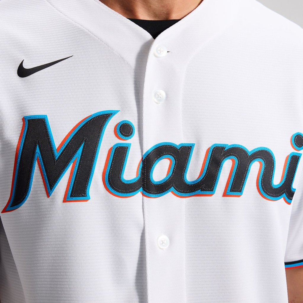 Miami Marlins Home Replica Team Jersey - White