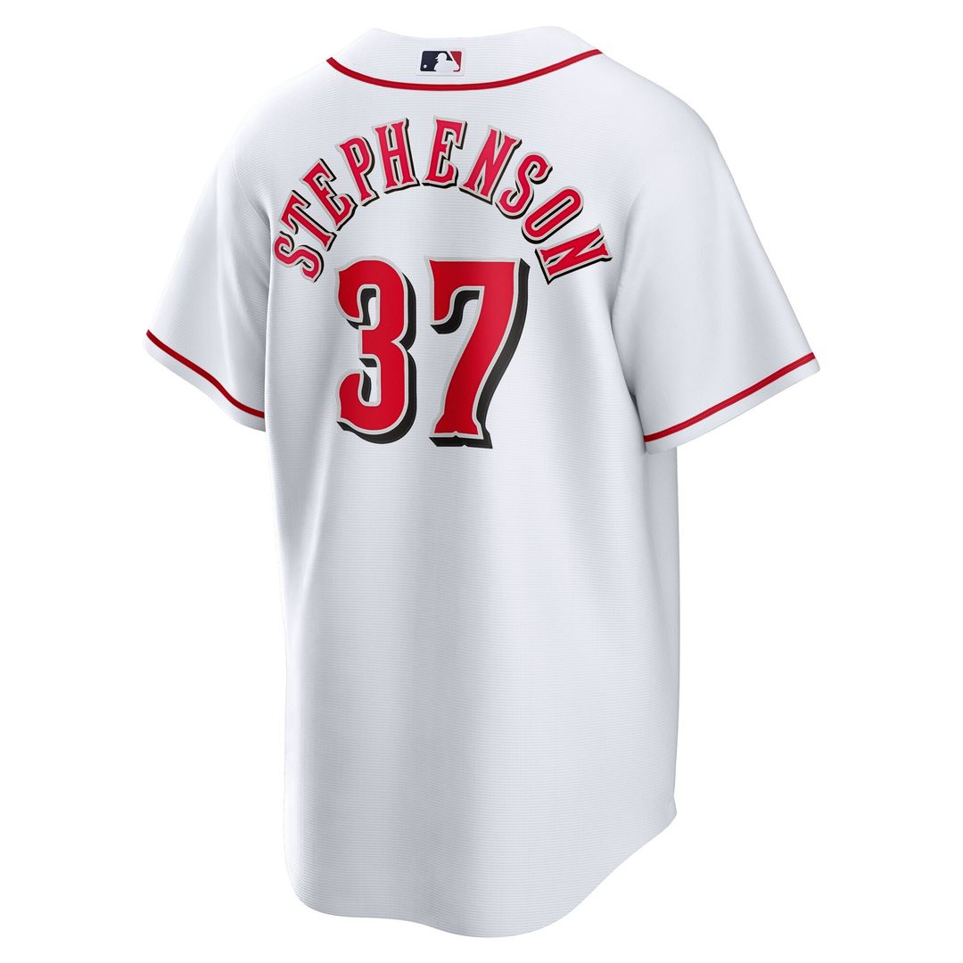 Cincinnati Reds Tyler Stephenson Home Replica Jersey - White