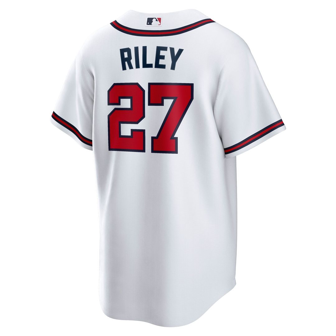 Atlanta Braves Austin Riley Home Replica Jersey - White