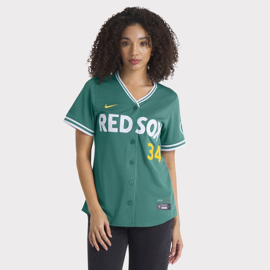 Boston Red Sox David Ortiz Women's 2025 City Connect Limited Retired Player Jersey - Green
