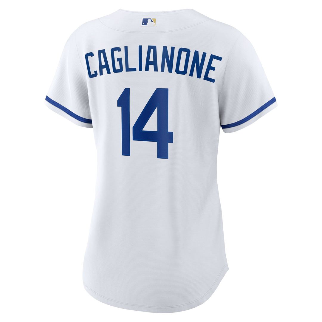 Kansas City Royals Jac Caglianone Women's Home Replica Jersey - White