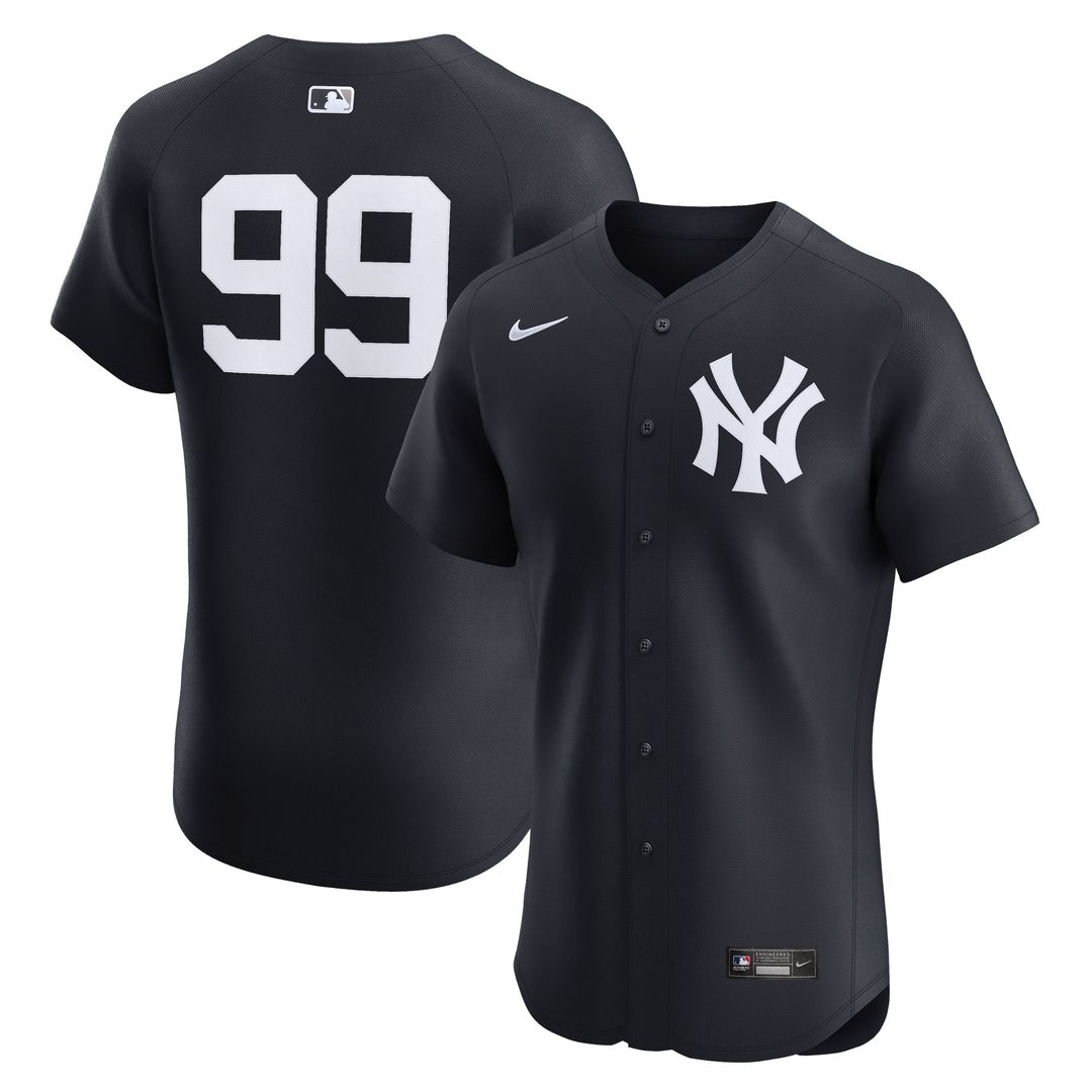 New York Yankees Aaron Judge Alternate 2 Elite Jersey - Navy