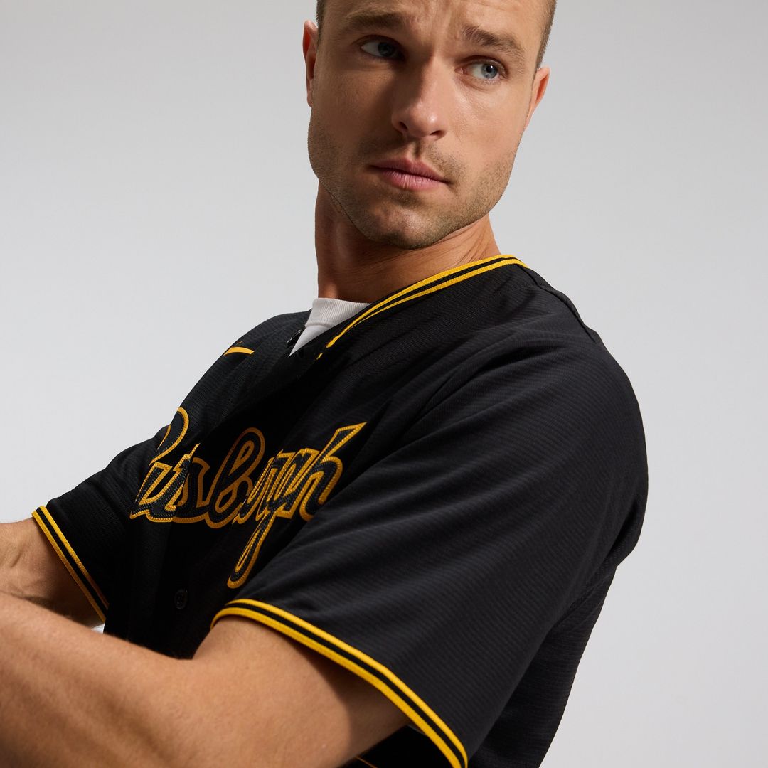Pittsburgh Pirates Alternate Replica Team Jersey - Black