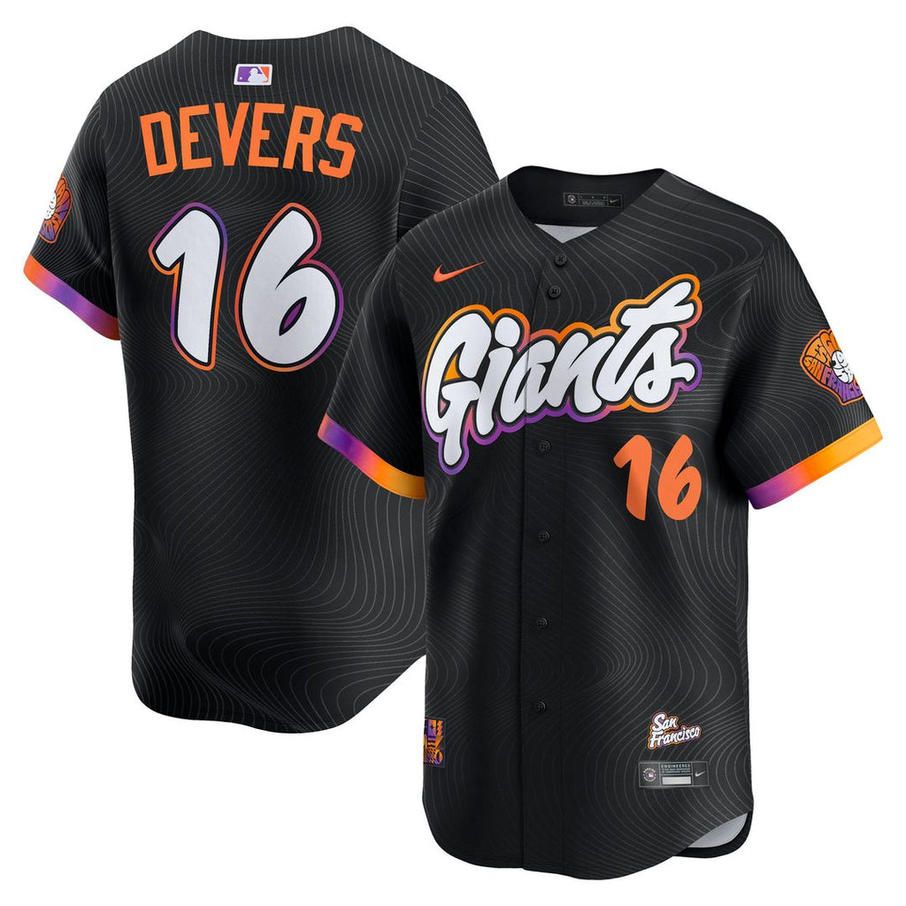 San Francisco Giants Rafael Devers 2025 City Connect Limited Jersey - Black