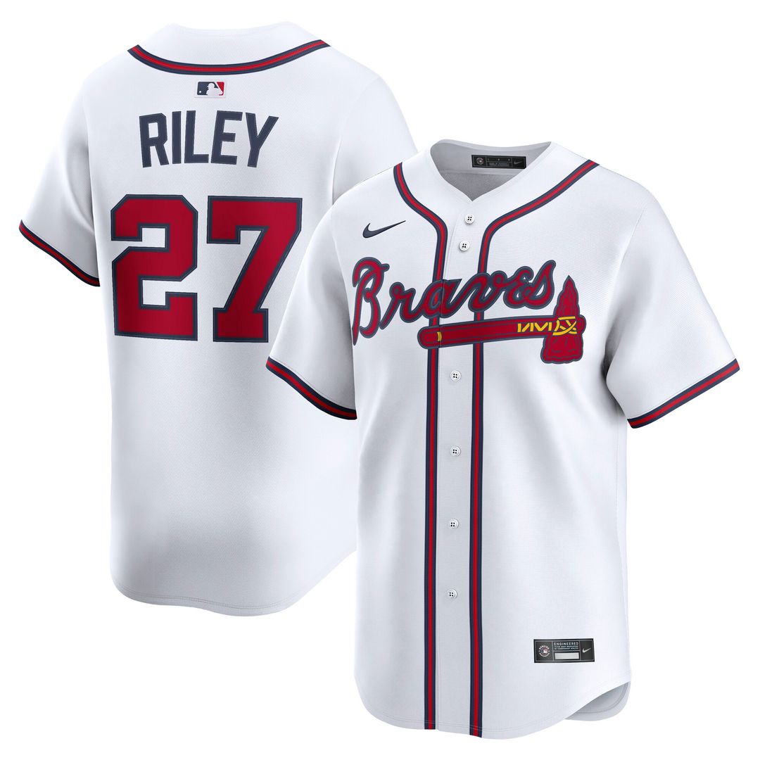 Atlanta Braves Austin Riley Home Limited Jersey - White
