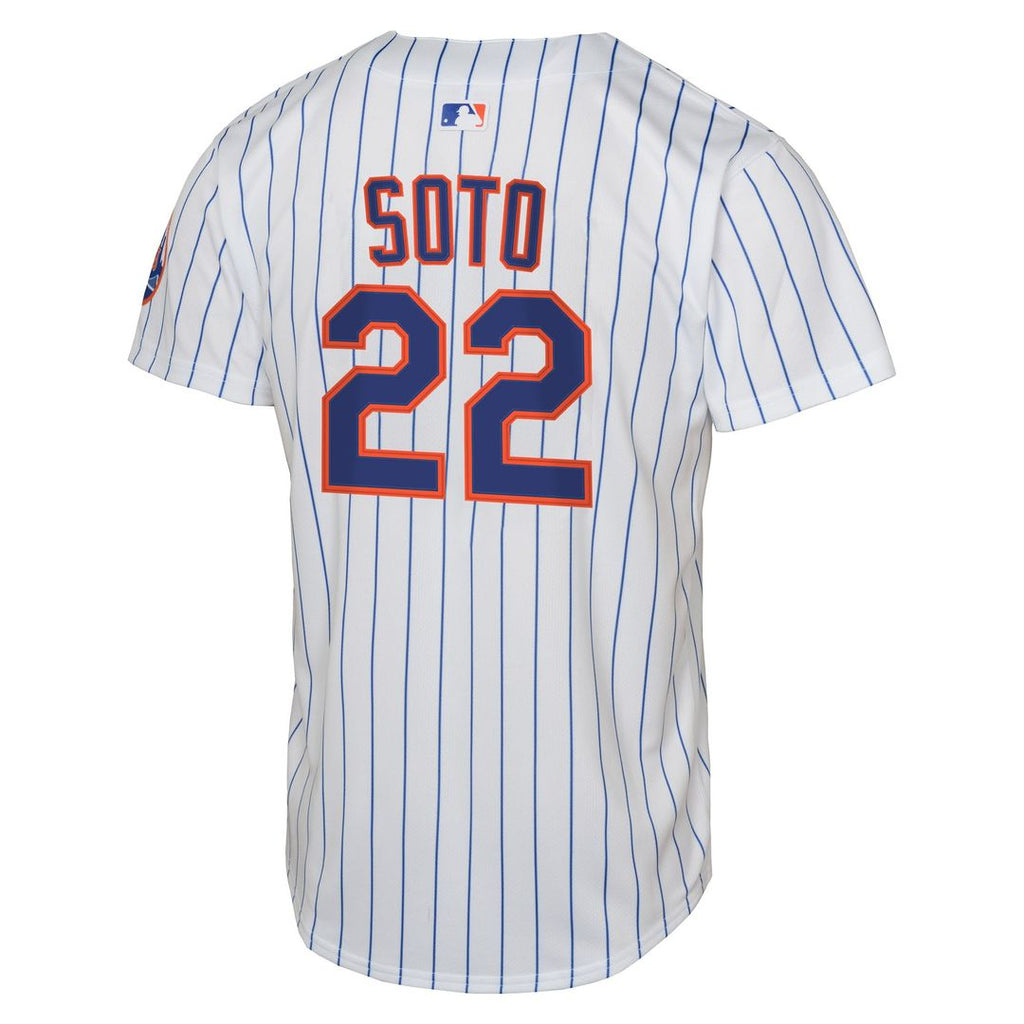 New York Mets Juan Soto Youth Home Limited Jersey - White