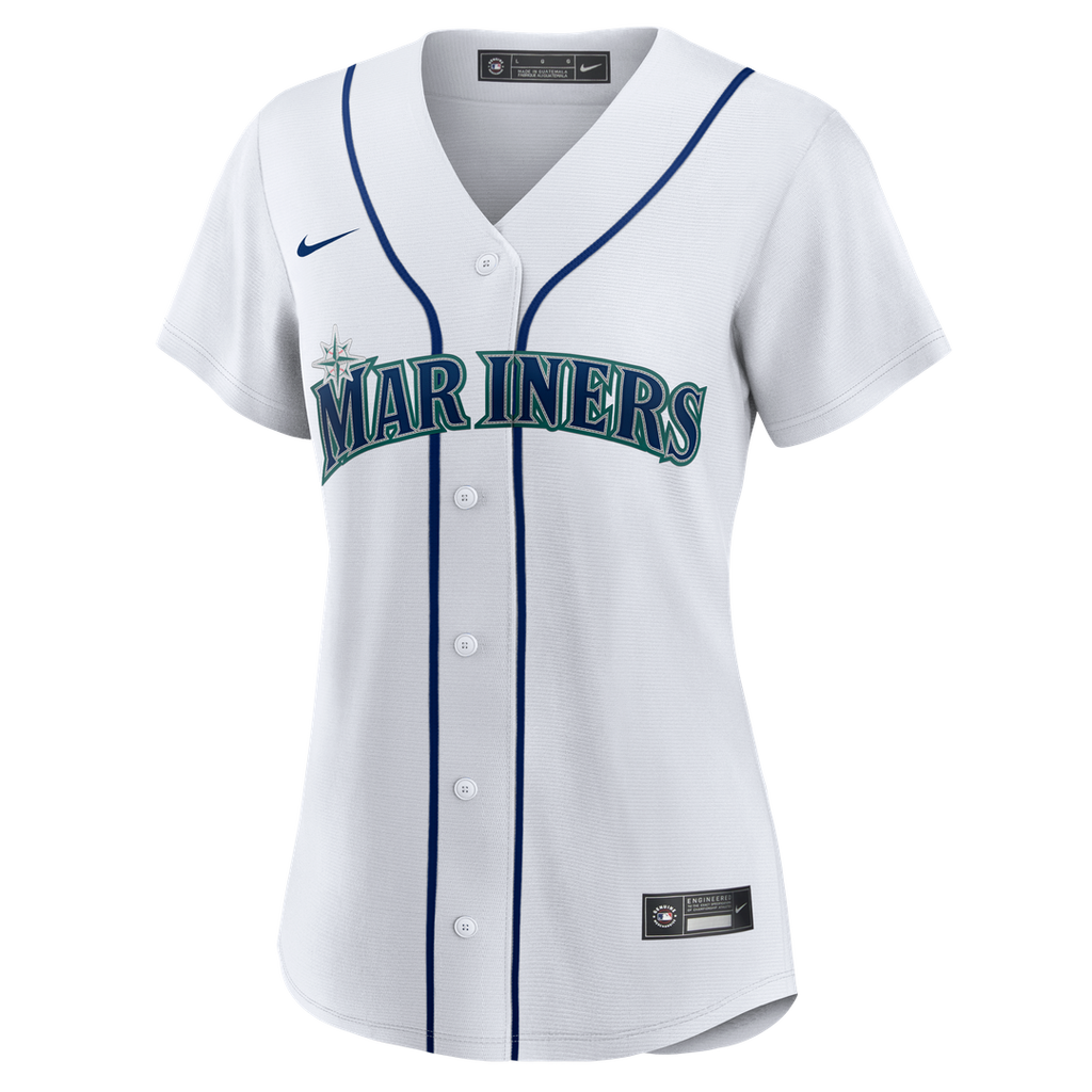 Seattle Mariners Cal Raleigh Women's Home Replica Jersey - White