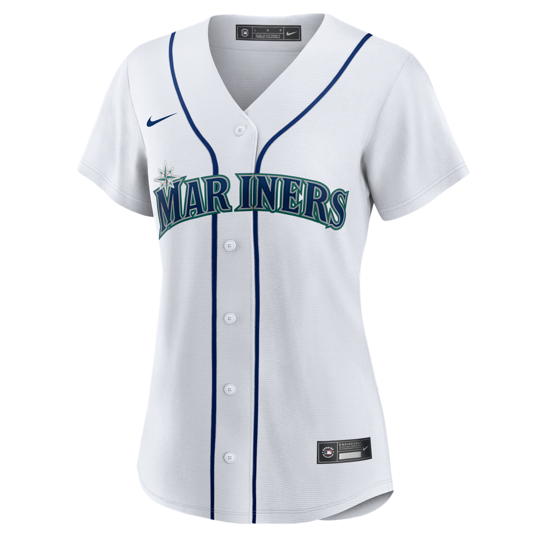 Seattle Mariners Cal Raleigh Women's Home Replica Jersey - White