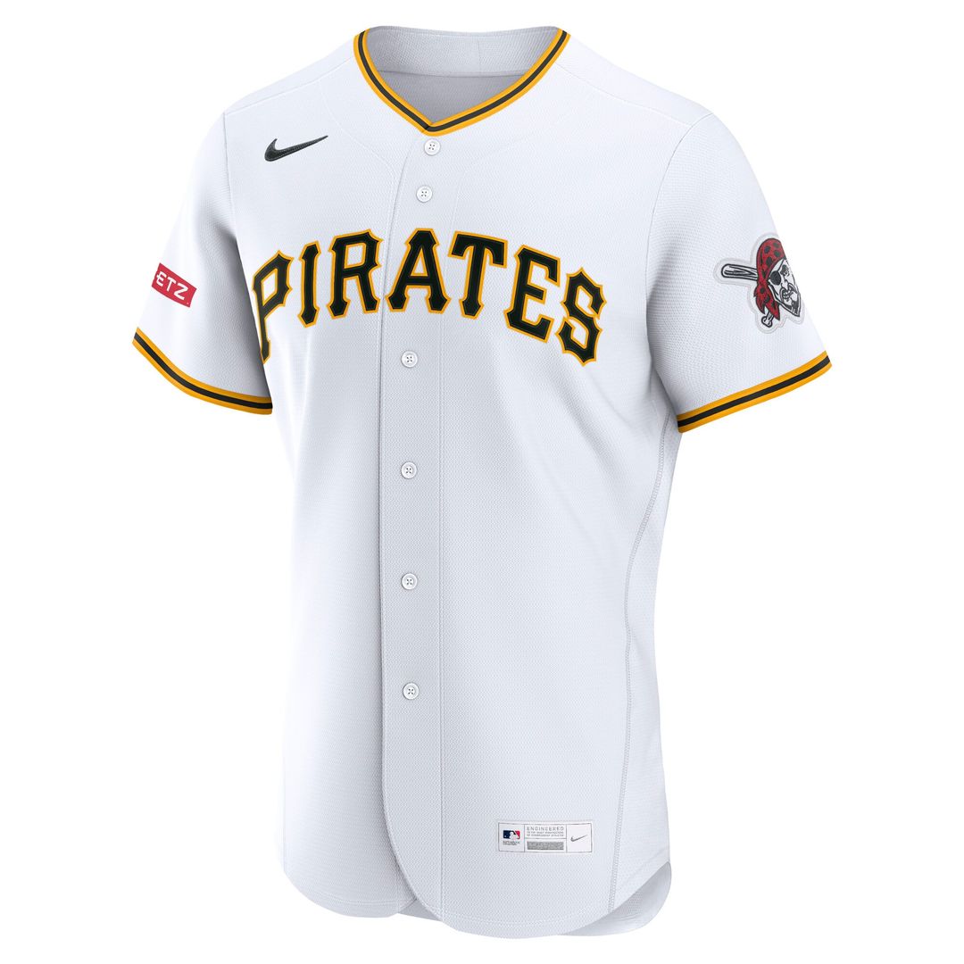 Pittsburgh Pirates Home Authentic Jersey - White