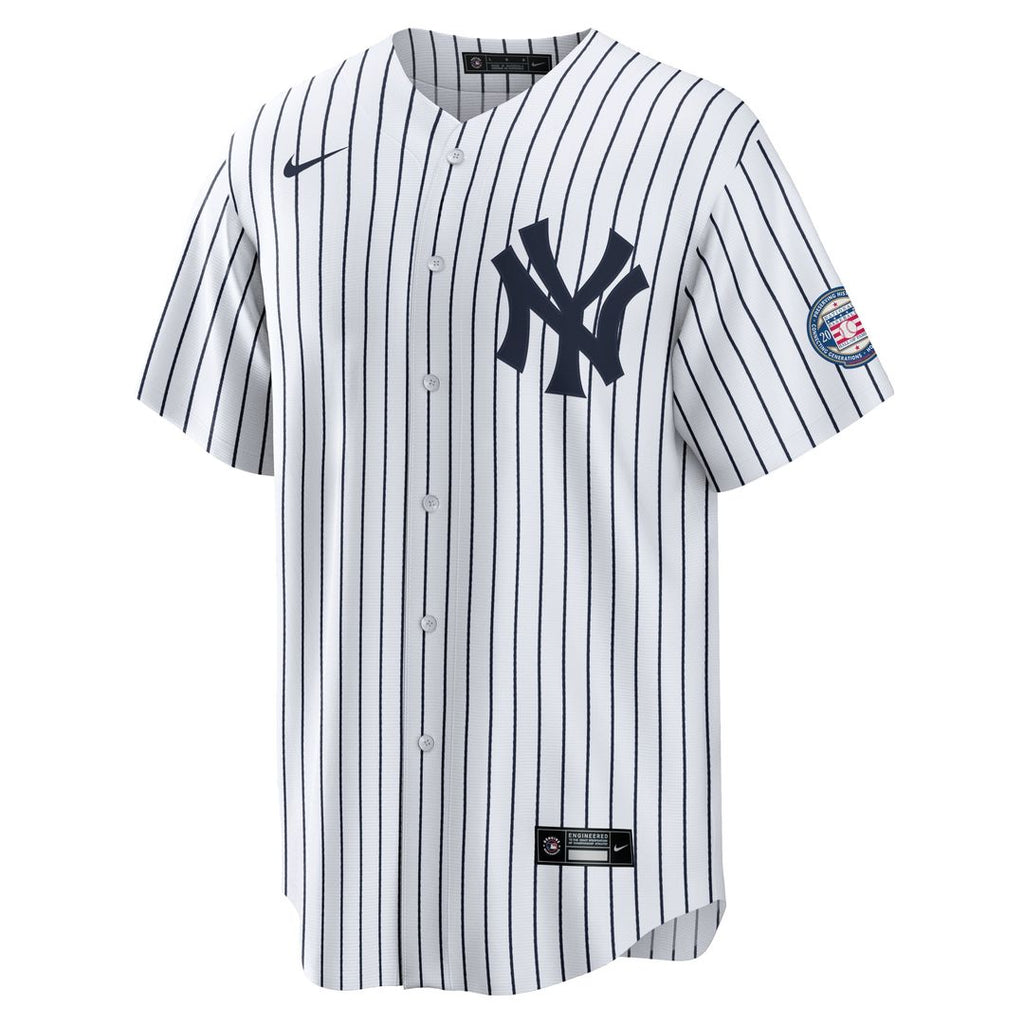 New York Yankees CC Sabathia 2025 Baseball Hall of Fame Name & Number Retired Replica Jersey - White
