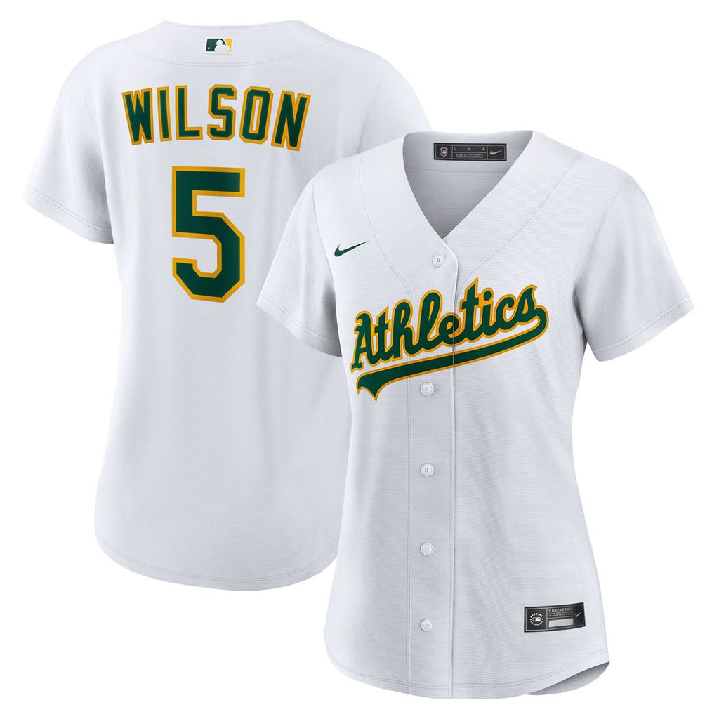 Athletics Jacob Wilson Women's Home Replica Jersey - White