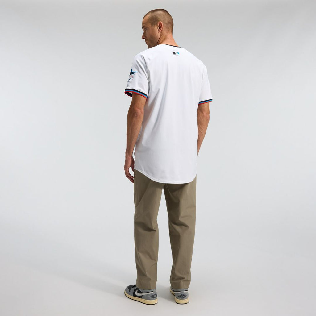 Miami Marlins Home Elite Jersey - White