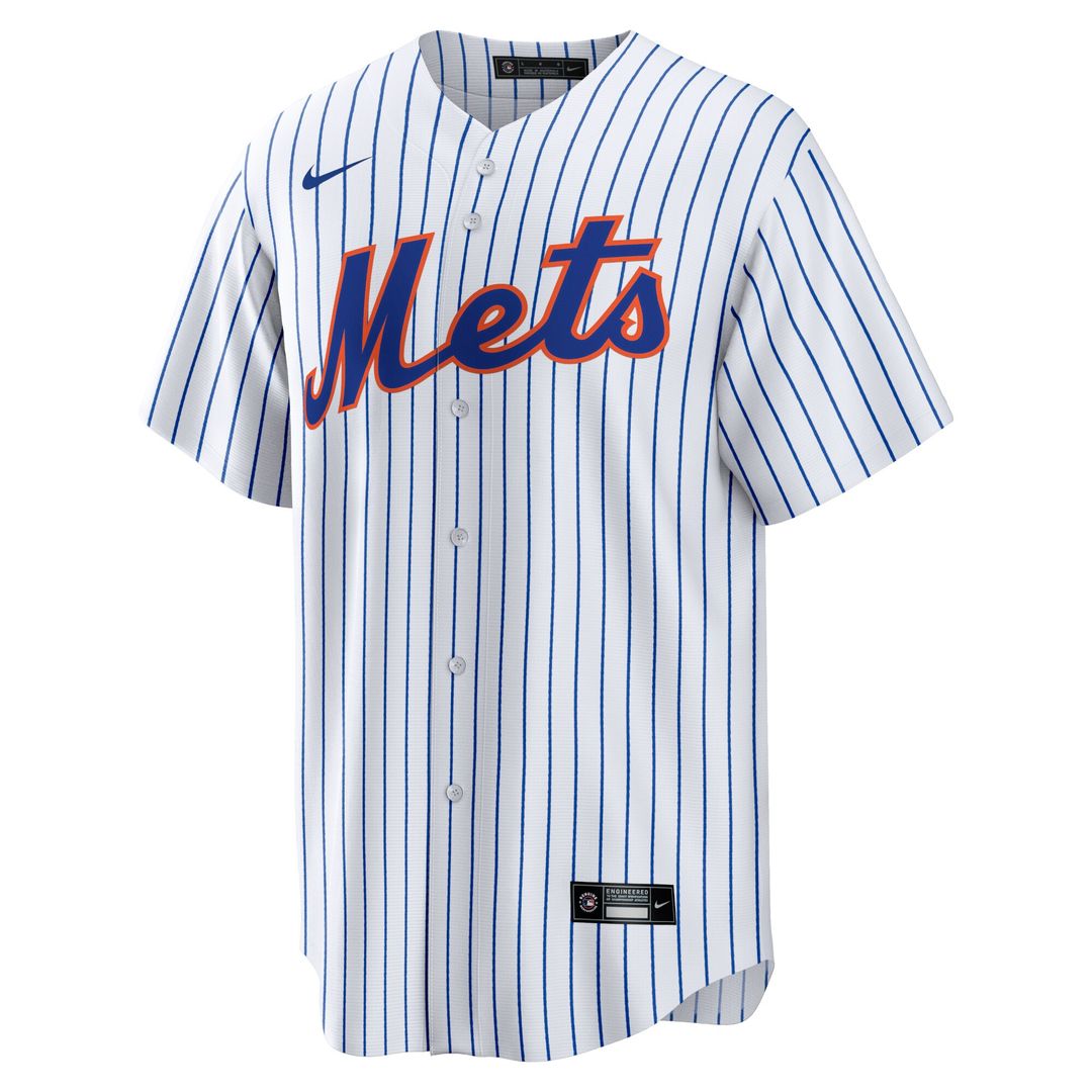 New York Mets Home Replica Team Jersey - White
