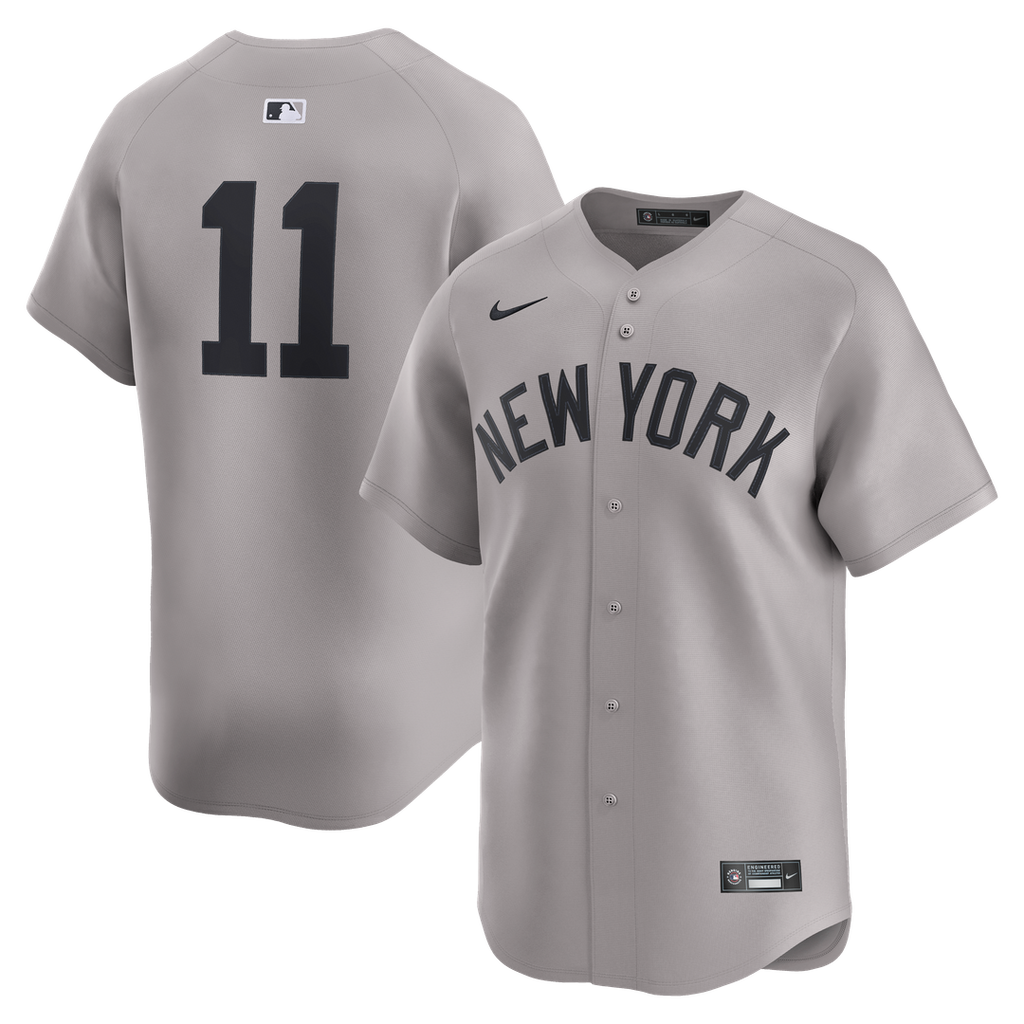 New York Yankees Anthony Volpe Road Limited Jersey - Gray
