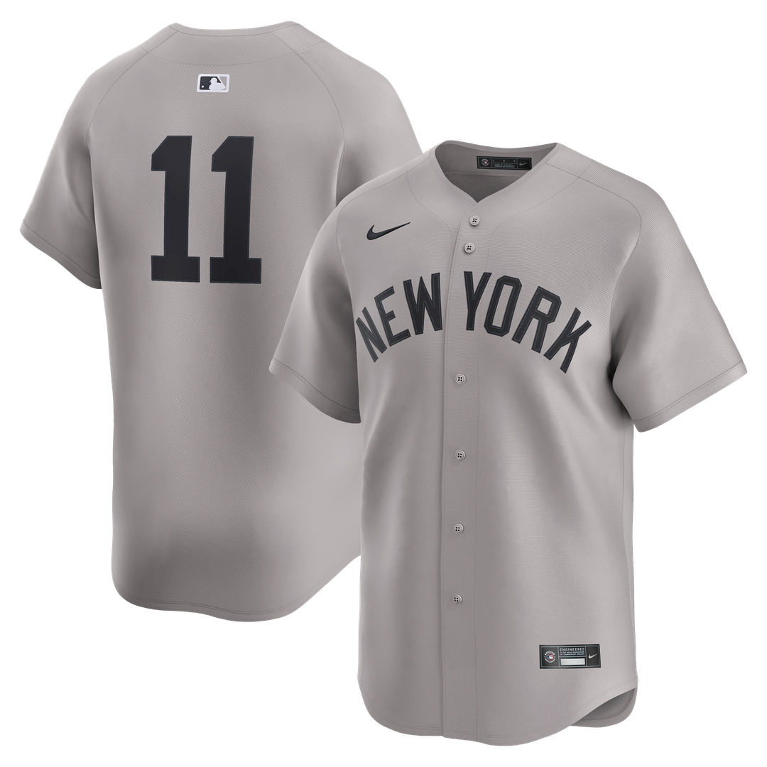 New York Yankees Anthony Volpe Road Limited Jersey - Gray