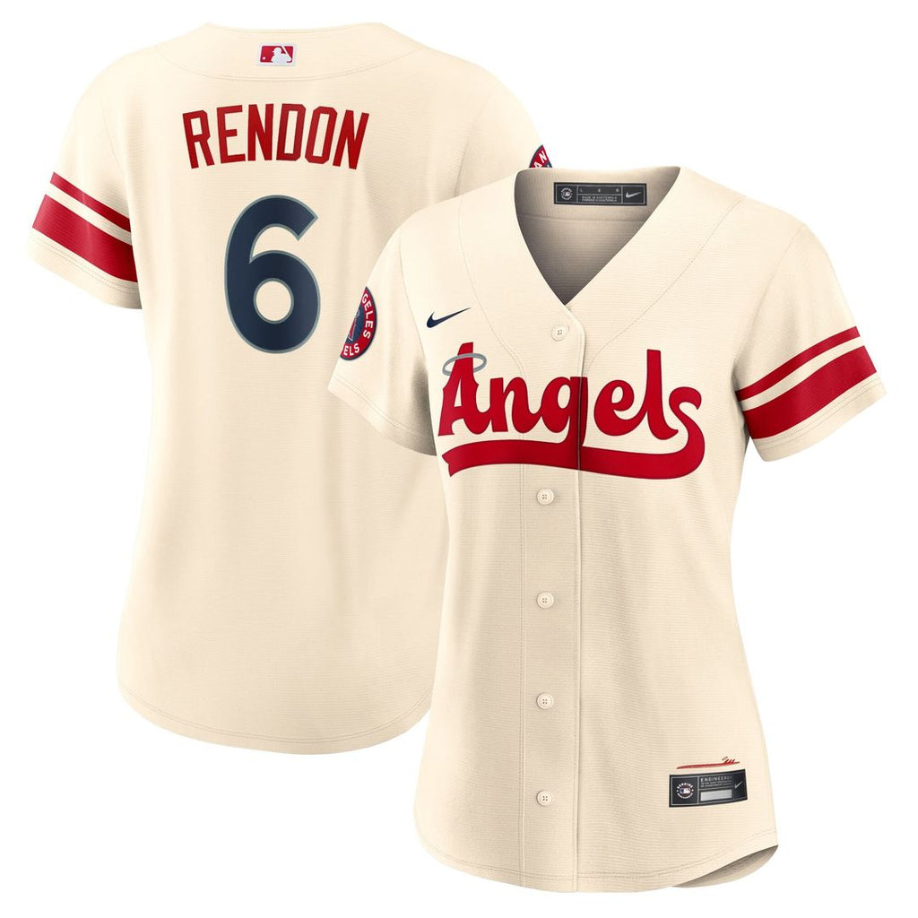 Los Angeles Angels Anthony Rendon Women's City Connect Replica Jersey - Cream