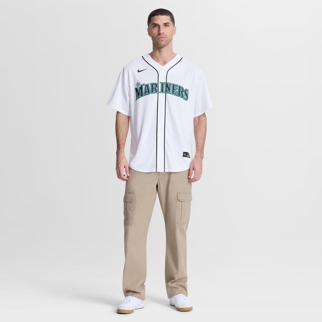 Seattle Mariners Cal Raleigh Home Replica Jersey - White