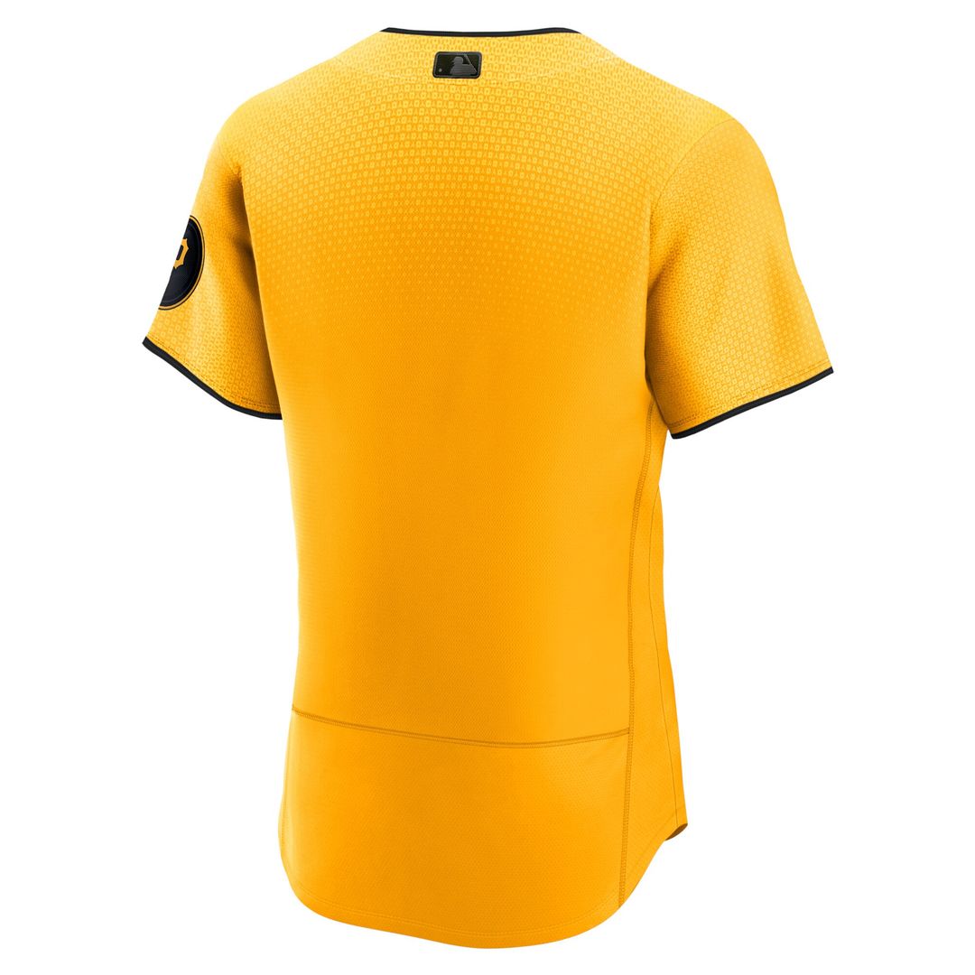 Pittsburgh Pirates City Connect Authentic Jersey - Gold