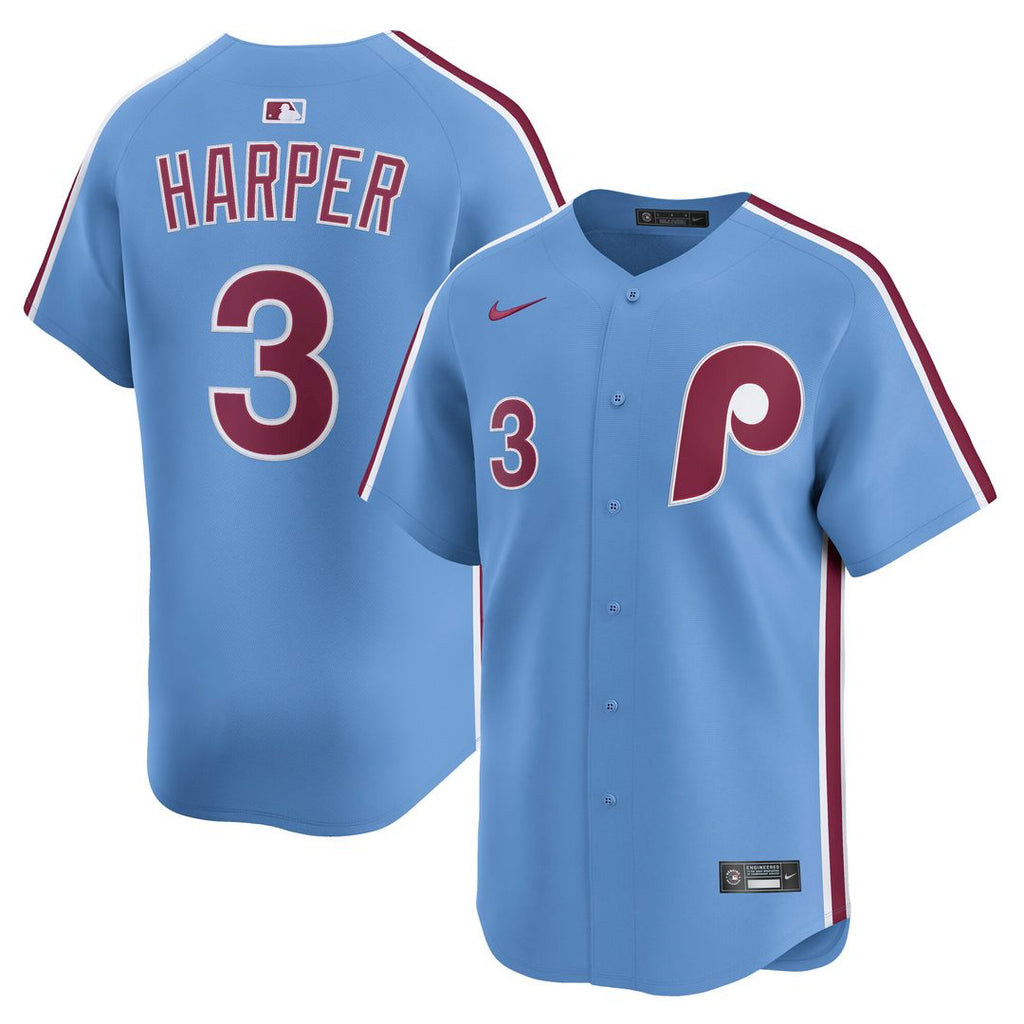 Philadelphia Phillies Bryce Harper Alternate Limited Jersey - Light Blue