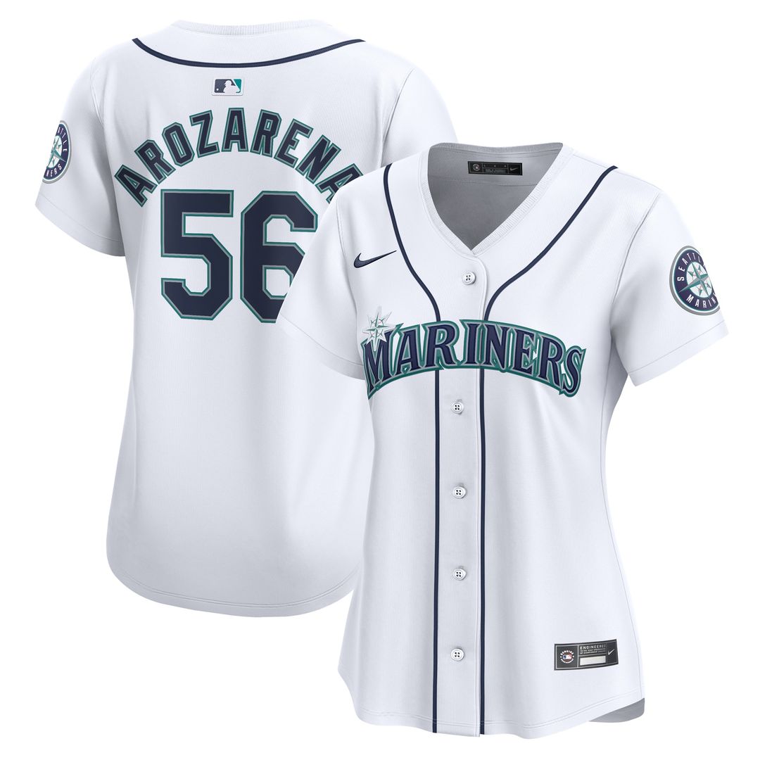 Seattle Mariners Randy Arozarena Women's Home Limited Jersey - White