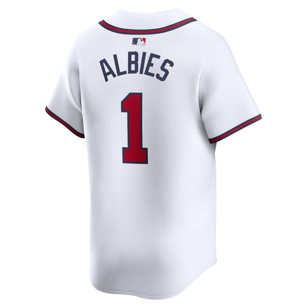 Atlanta Braves Ozzie Albies Home Limited Jersey - White