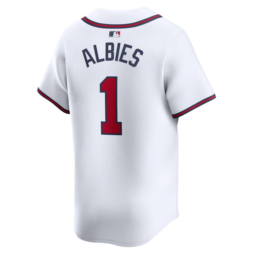 Atlanta Braves Ozzie Albies Home Limited Jersey - White