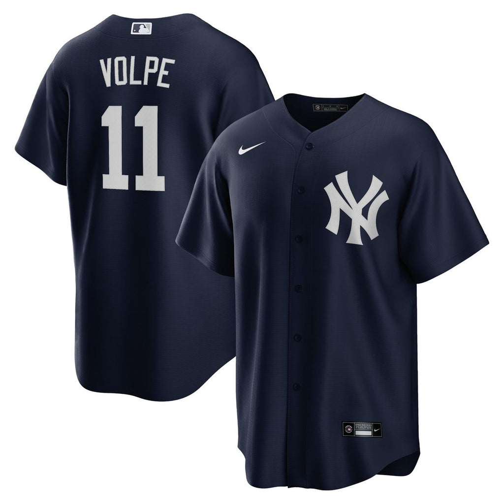 New York Yankees Anthony Volpe Big & Tall Alternate Replica Jersey - Navy