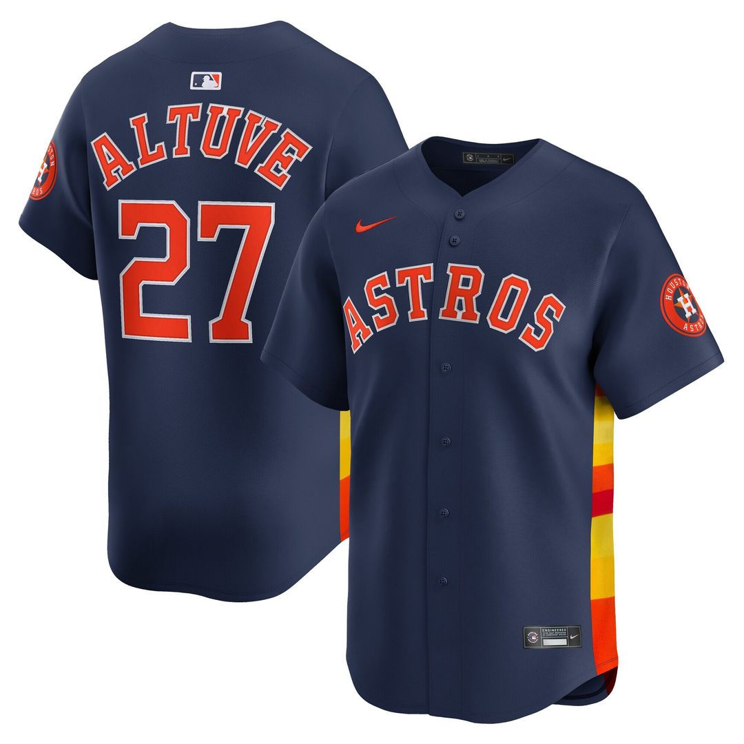 Houston Astros Jose Altuve Alternate Limited Jersey - Navy