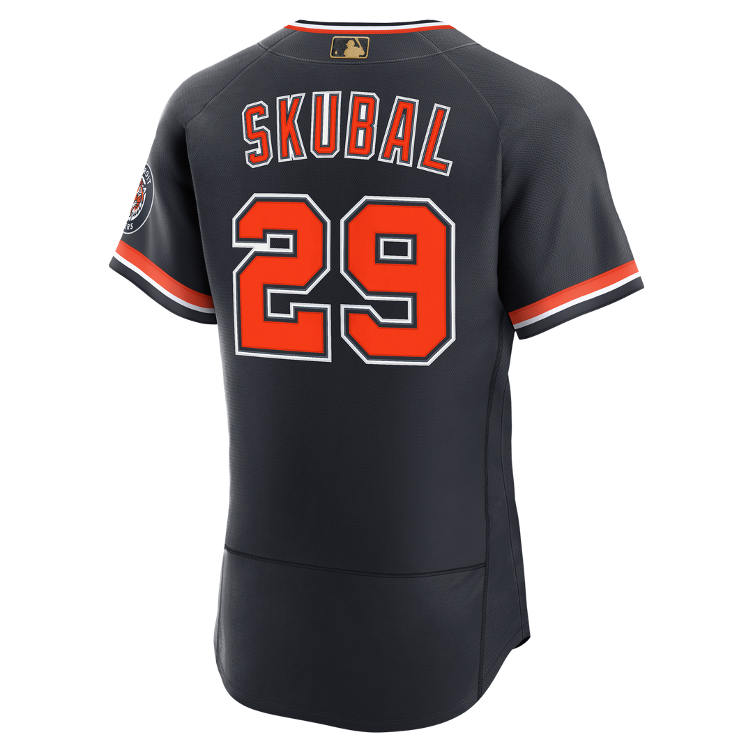 Detroit Tigers Tarik Skubal Alternate Awards Authentic Jersey - Navy