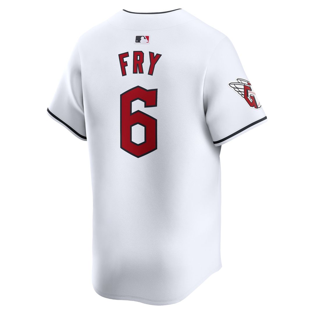 Cleveland Guardians David Fry Home Limited Jersey - White
