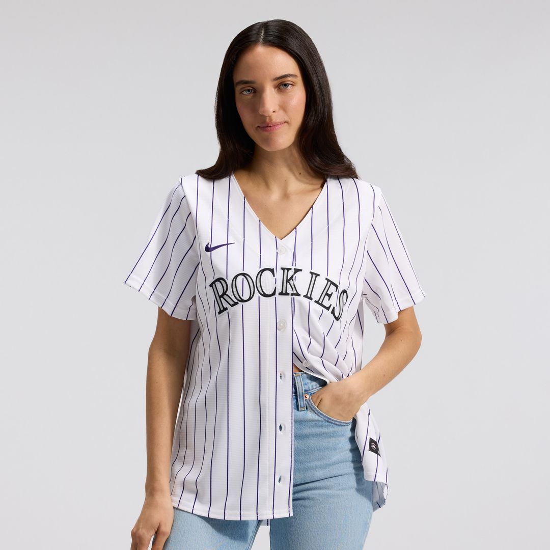 Colorado Rockies Women's Home Replica Team Jersey - White