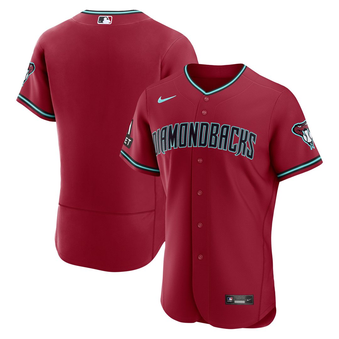 Arizona Diamondbacks Alternate 2 Authentic Jersey - Crimson