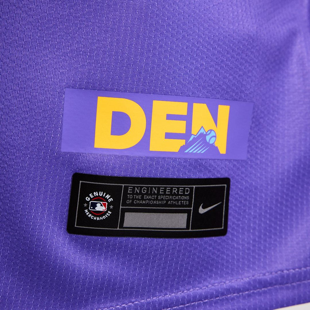 Colorado Rockies Women's 2025 City Connect Limited Jersey - Purple/Light Blue